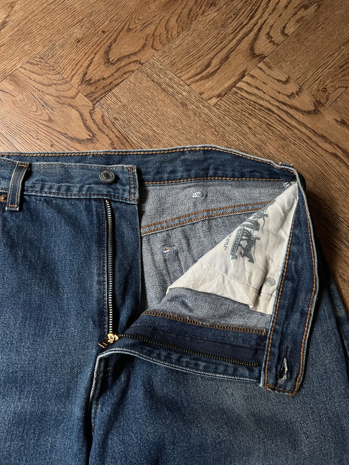 [34]리바이스 517 빈티지 워싱 플레어 데님 팬츠 상품이미지3