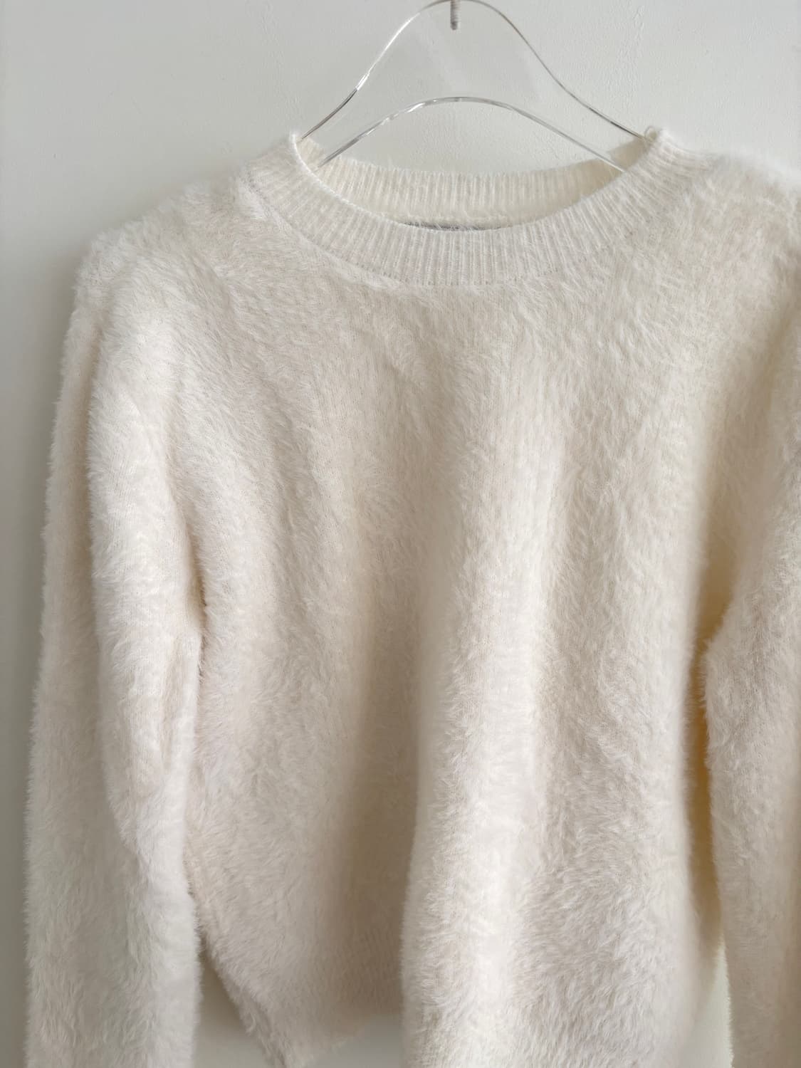 mixxo 미쏘 화이트 앙고라 니트 상품이미지7