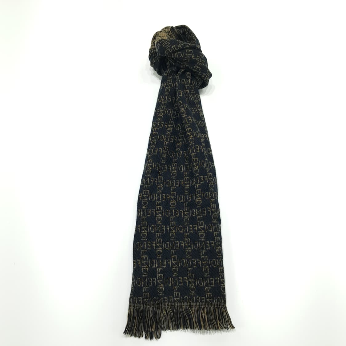 MX270 펜디 클래식 FF 패턴 울 목도리 머플러 상품이미지4