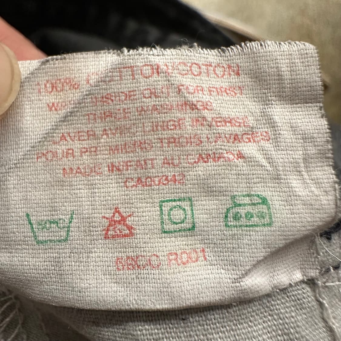 90’s 리바이스 619 오렌지탭(Made in 캐나다) 상품이미지10