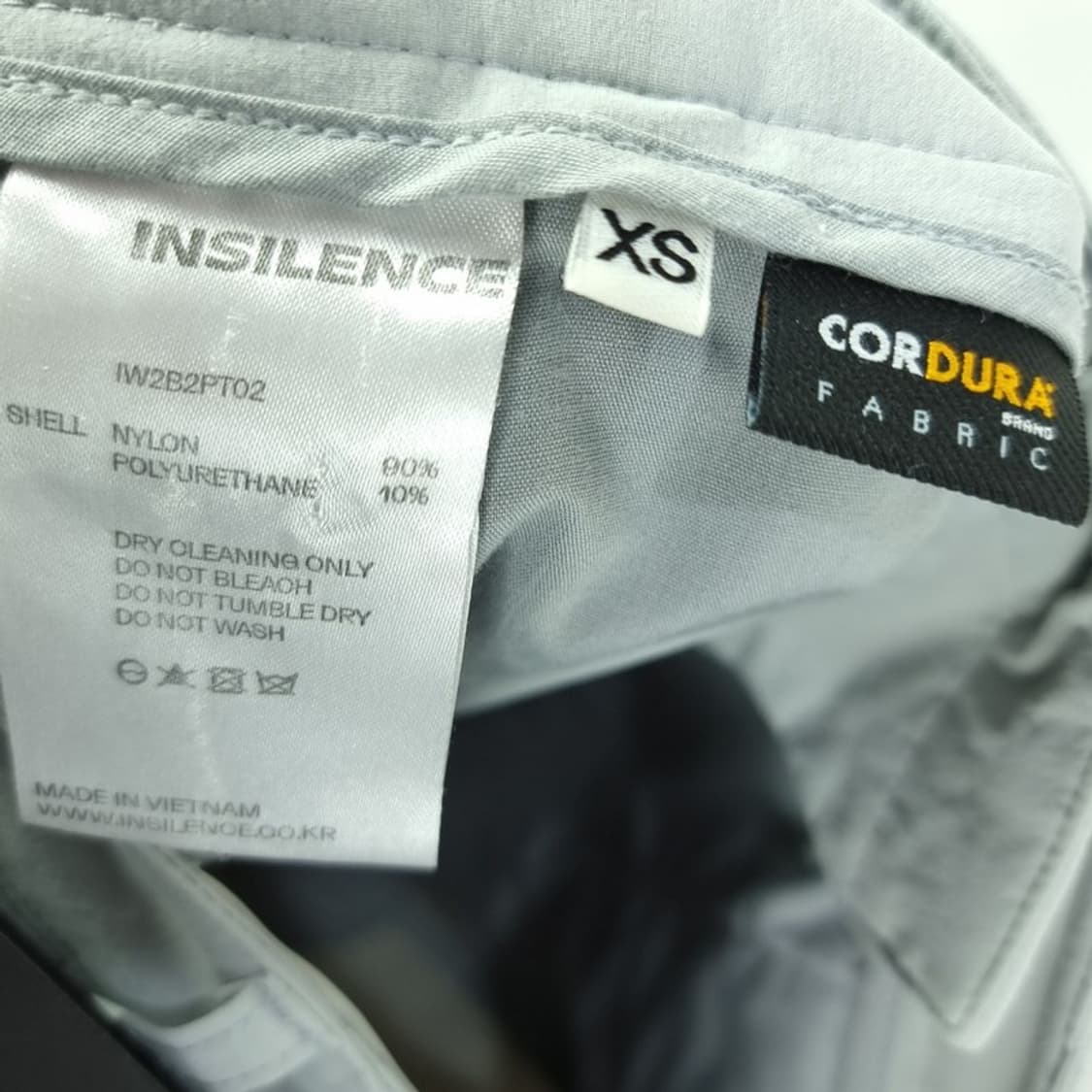 [인사일런스] 나일론 카고 팬츠 라이트 그레이 M19887 상품이미지8