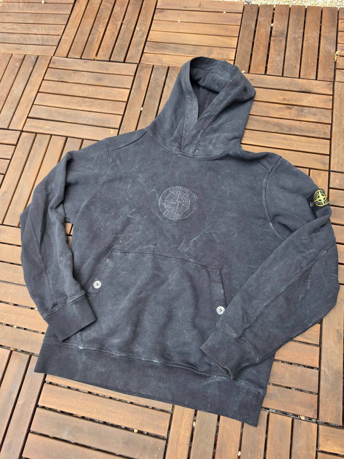 Supreme  Stone Island 스톤아일랜드 19ss 후디 L 상품이미지1