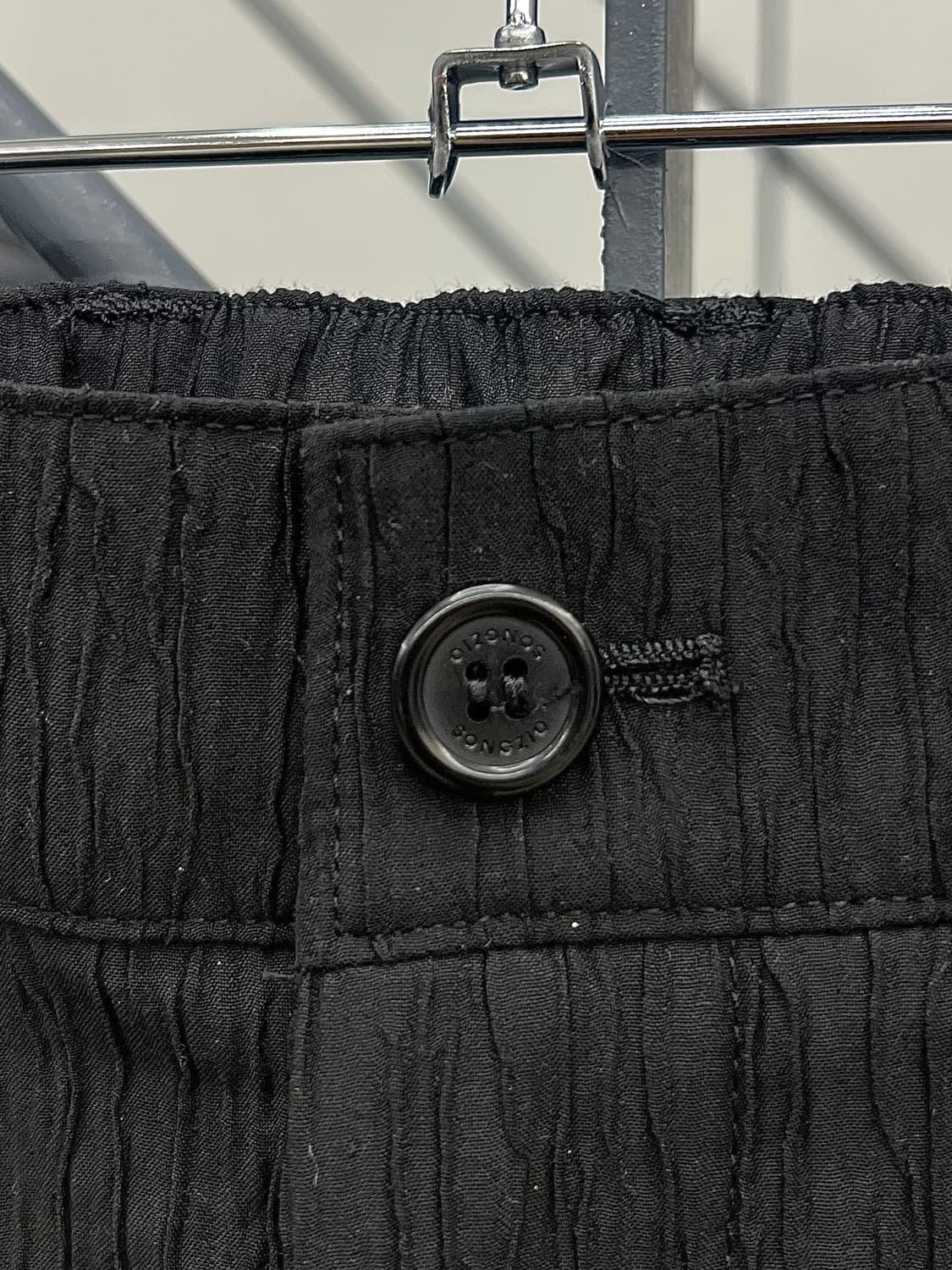 송지오옴므 플리츠 볼륨 팬츠 / 블랙 상품이미지4