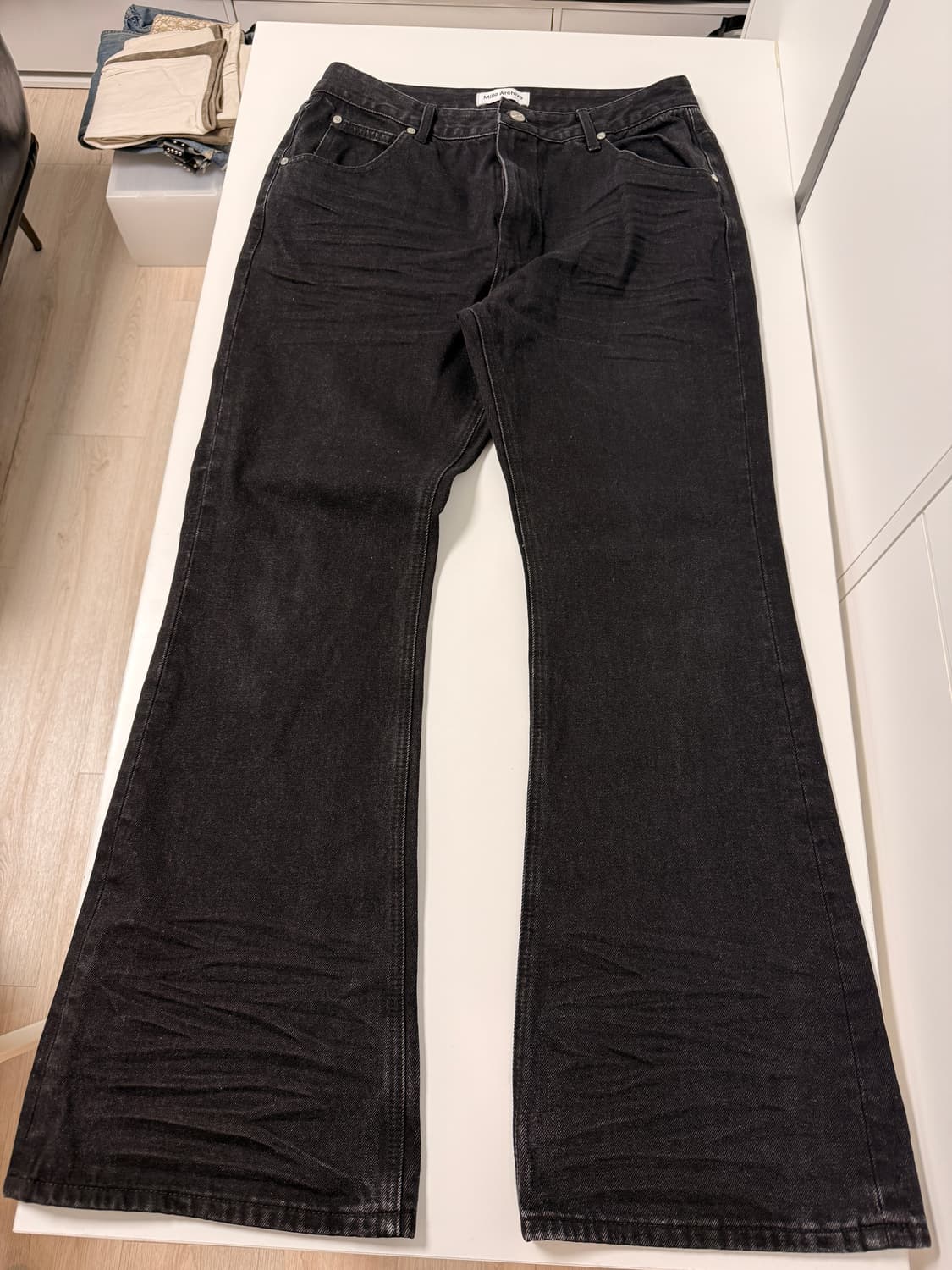 밀로아카이브 컨스트럭터 플레어 진 워시드 블랙 상품이미지1