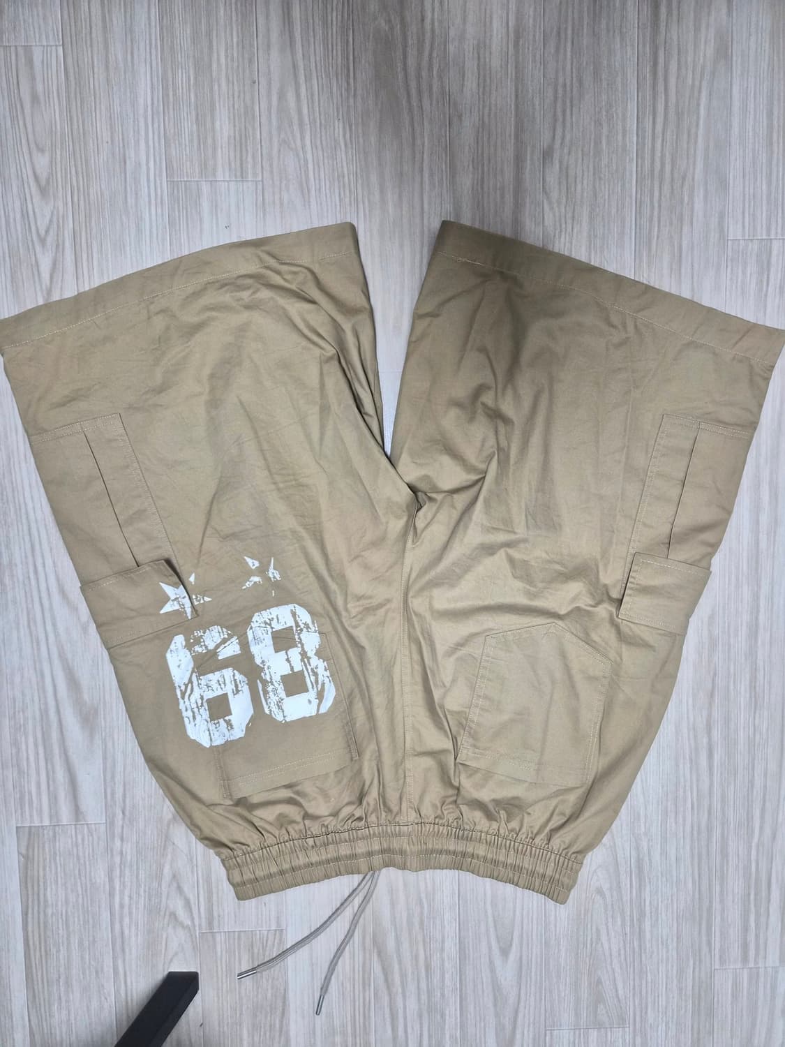 베이지 카고 버뮤다팬츠 상품이미지2