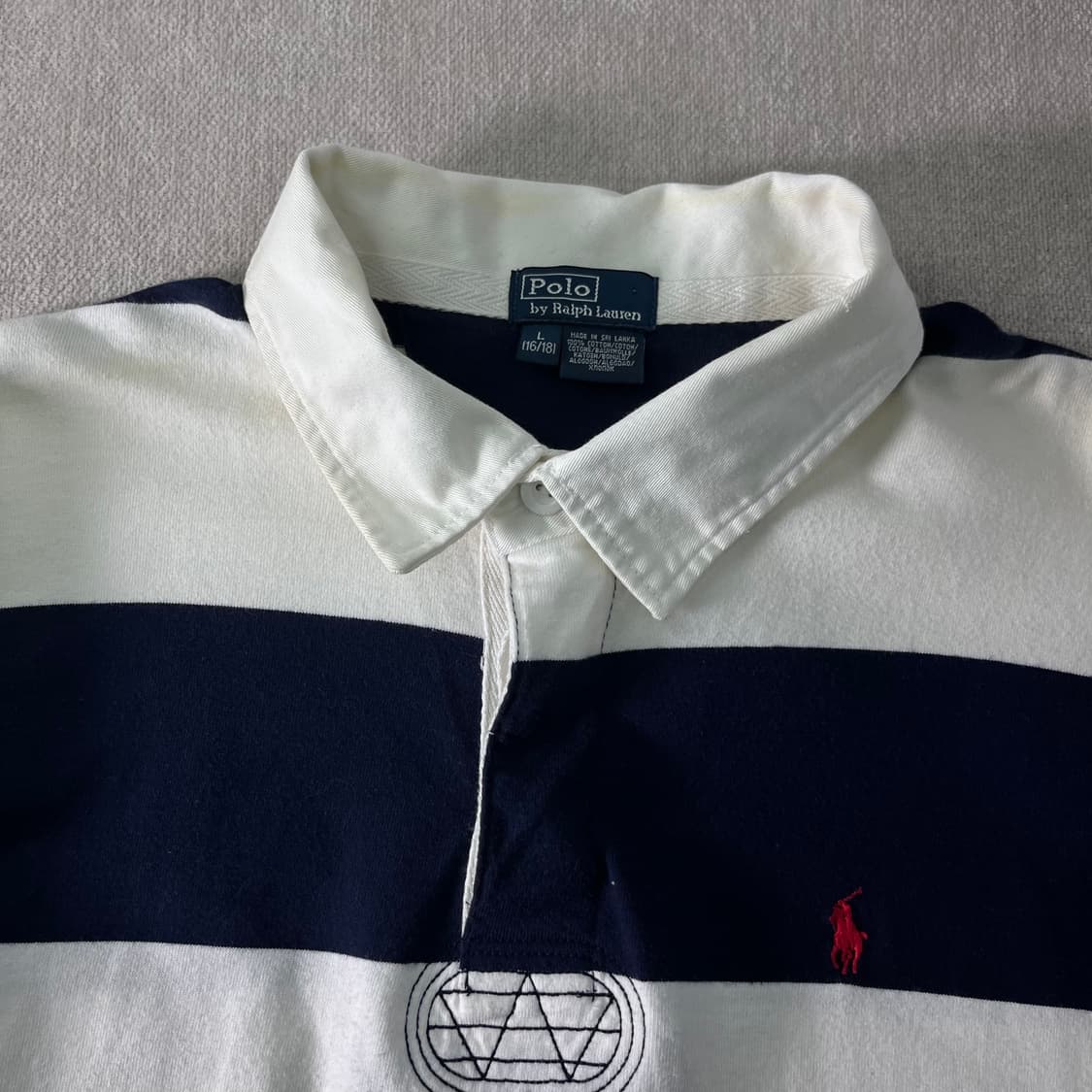 95 폴로랄프로렌 스트라이프 럭비티 상품이미지2