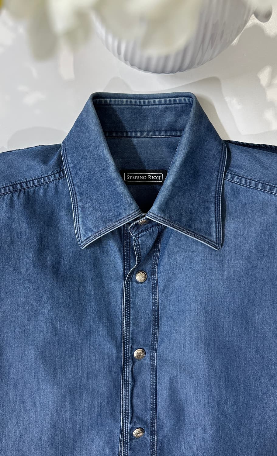 스테파노리치 새상품 버튼장식 프런트 데님팬츠 상품이미지9