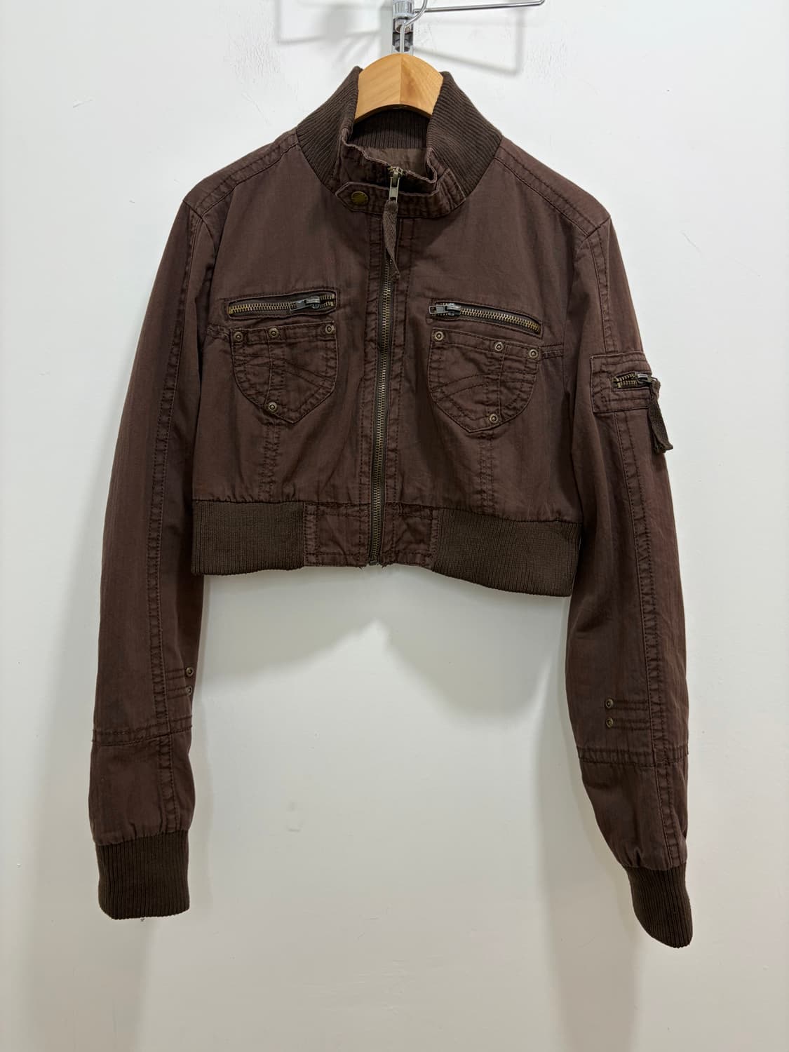 BTRij 카고 브라운 숏자켓 상품이미지4