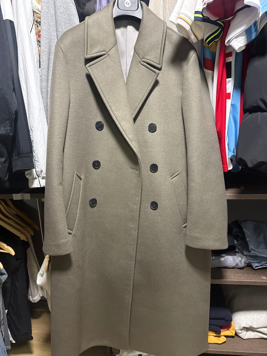 마마가리 남자 더블 코트 48 울캐시미어 상품이미지1