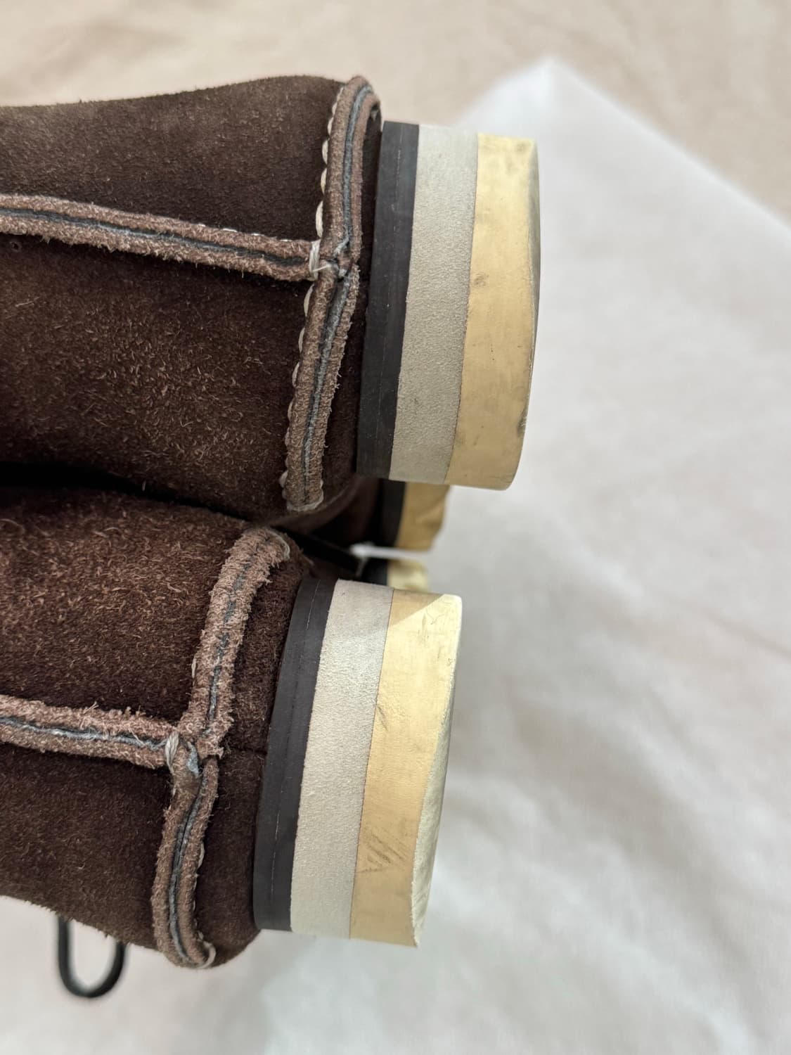 준야와타나베 브라운 스웨이드 슈즈 상품이미지8