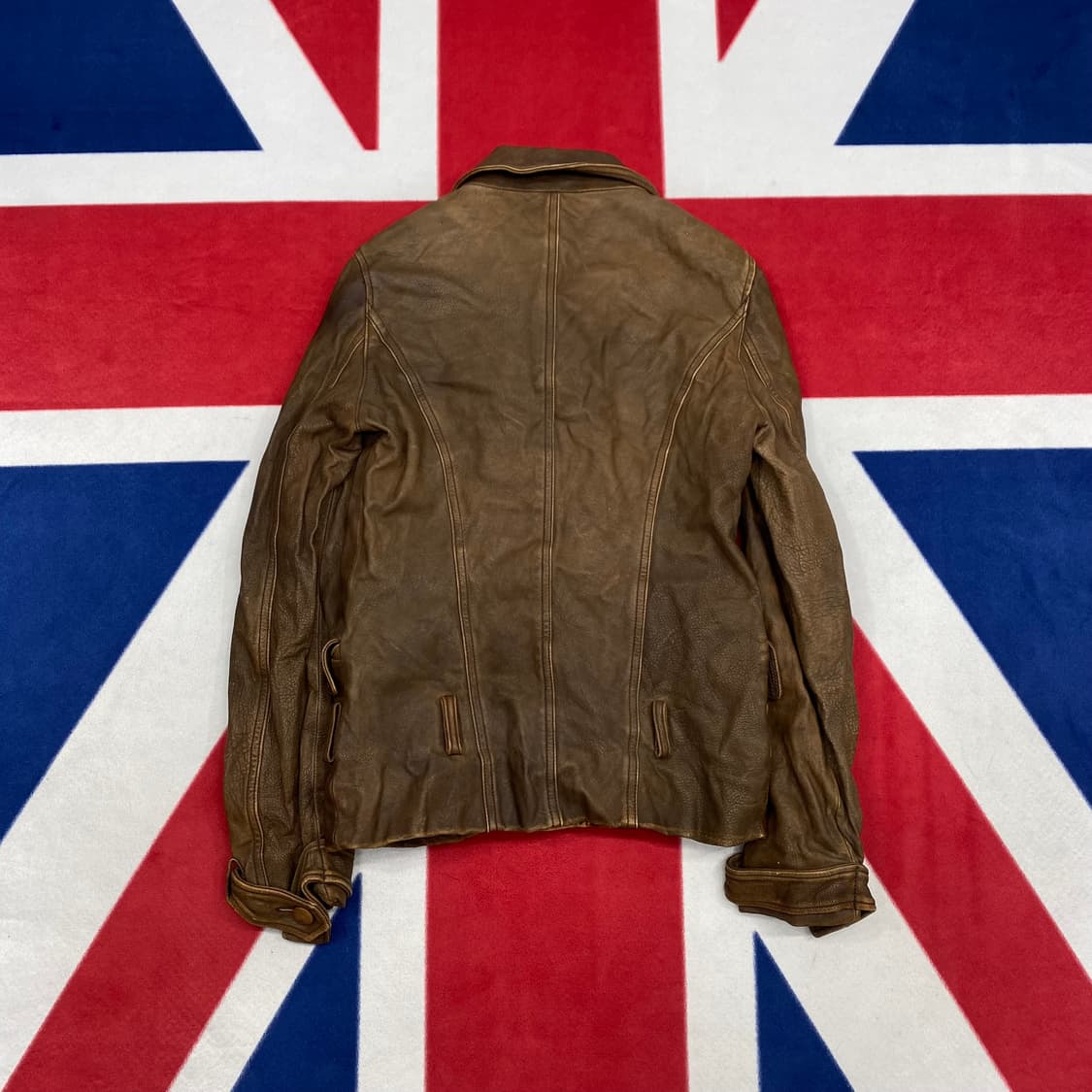 겐조 가죽자켓 38 실측 44-55  상품이미지8