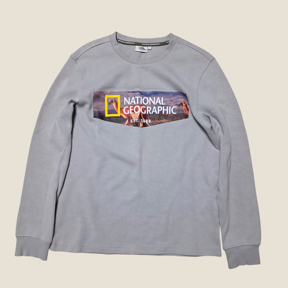 내셔널지오그래픽  맨투맨 티셔츠 L 상품이미지1