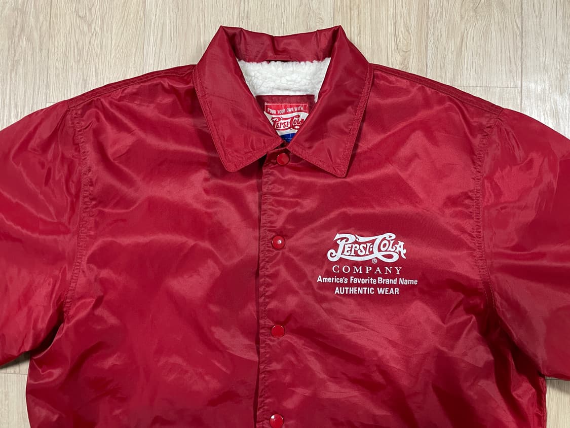 100) 90's 펩시콜라 보아 코치자켓(데드스탁) 상품이미지1