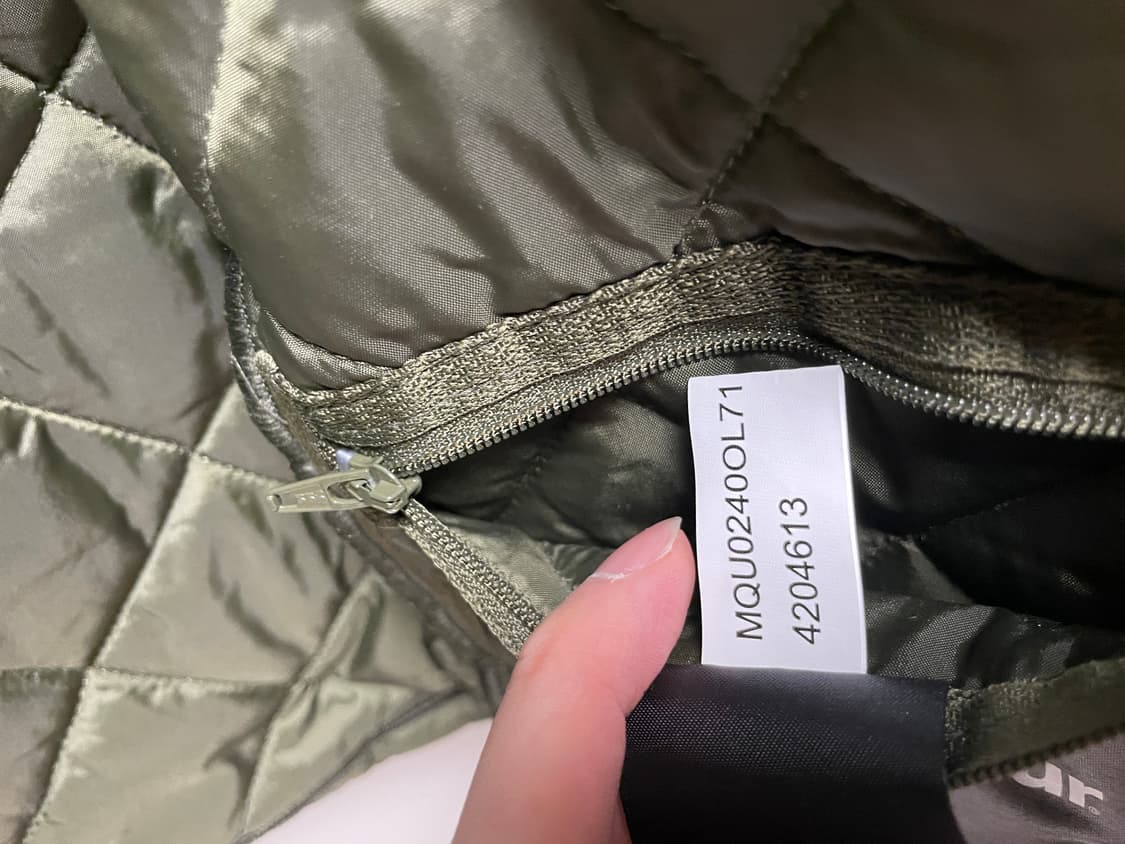 바버 퀼팅자켓  깔깔이 올리브 상태 굿굿입니다 상품이미지4