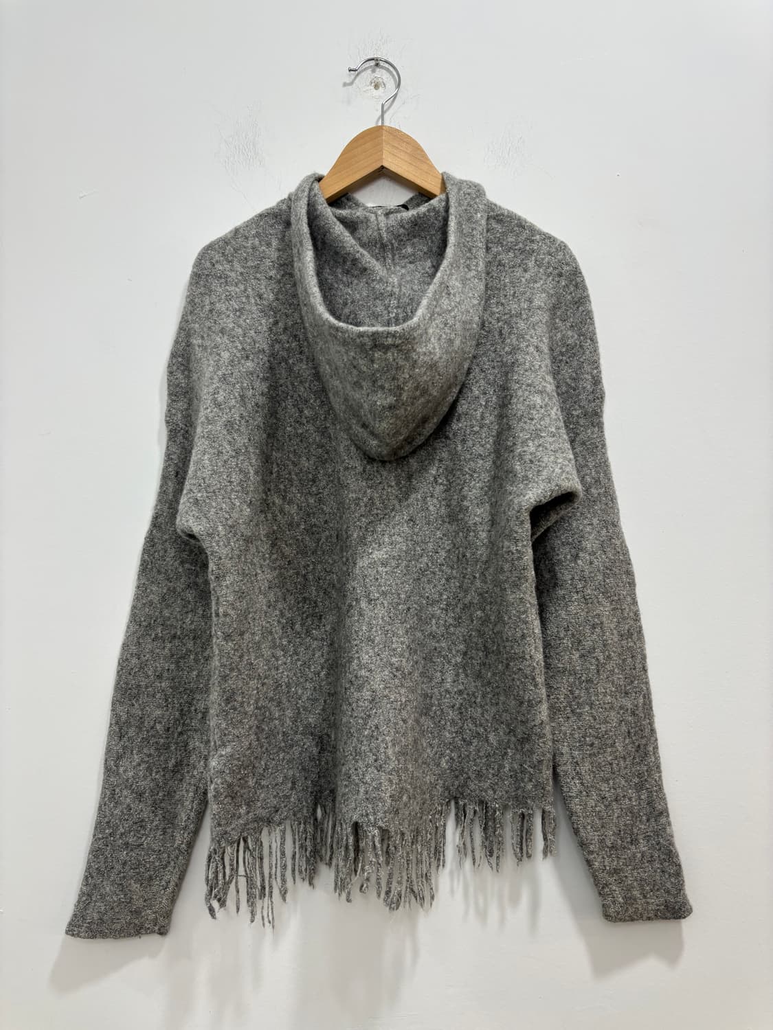 T by Alexander Wang 프린지 후드티 니트 상품이미지6