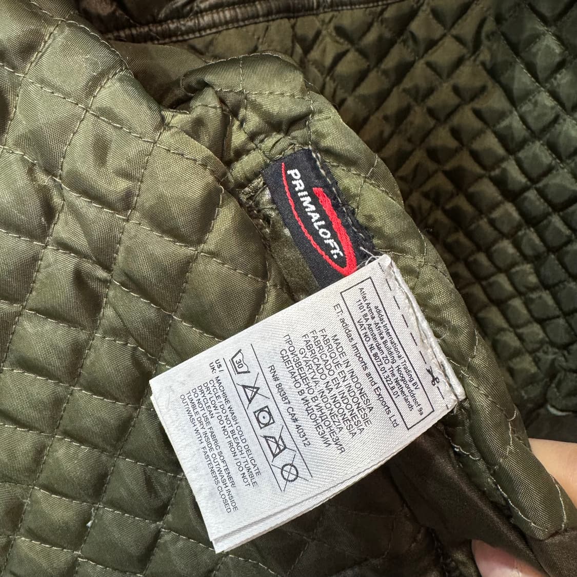 아디다스 스텔라 매카트니 컬렉션 퀼팅 크롭 자켓 (XS)   상품이미지8