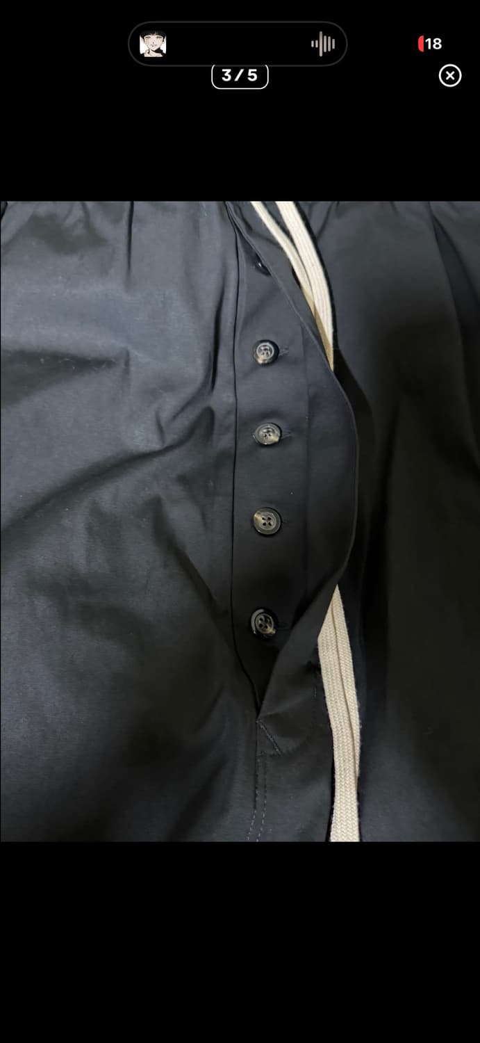 52) 릭오웬스 드로우스트링 쇼츠 팬츠 블랙 상품이미지3