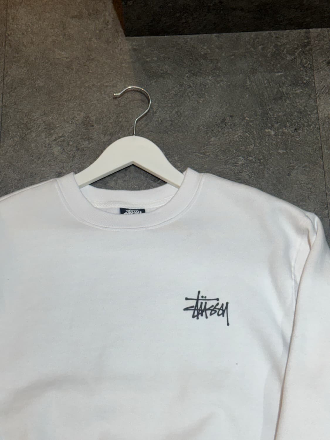 스투시 베이직 크루넥 맨투맨 S사이즈 상품이미지4