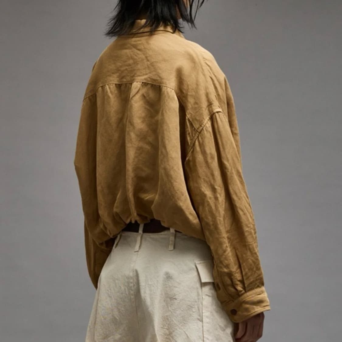 R13 크로스오버 유틸리티 버블 셔츠 카키 XS (새상품)  상품이미지3