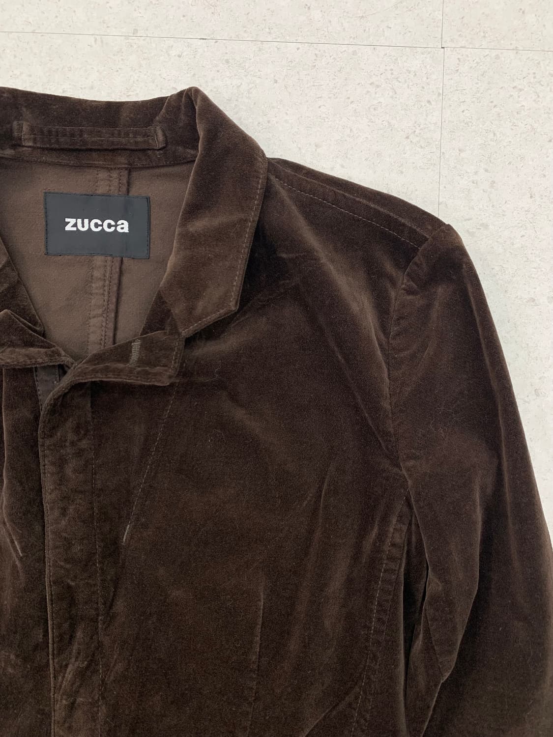 Zucca 주카 벨벳 자켓 상품이미지2