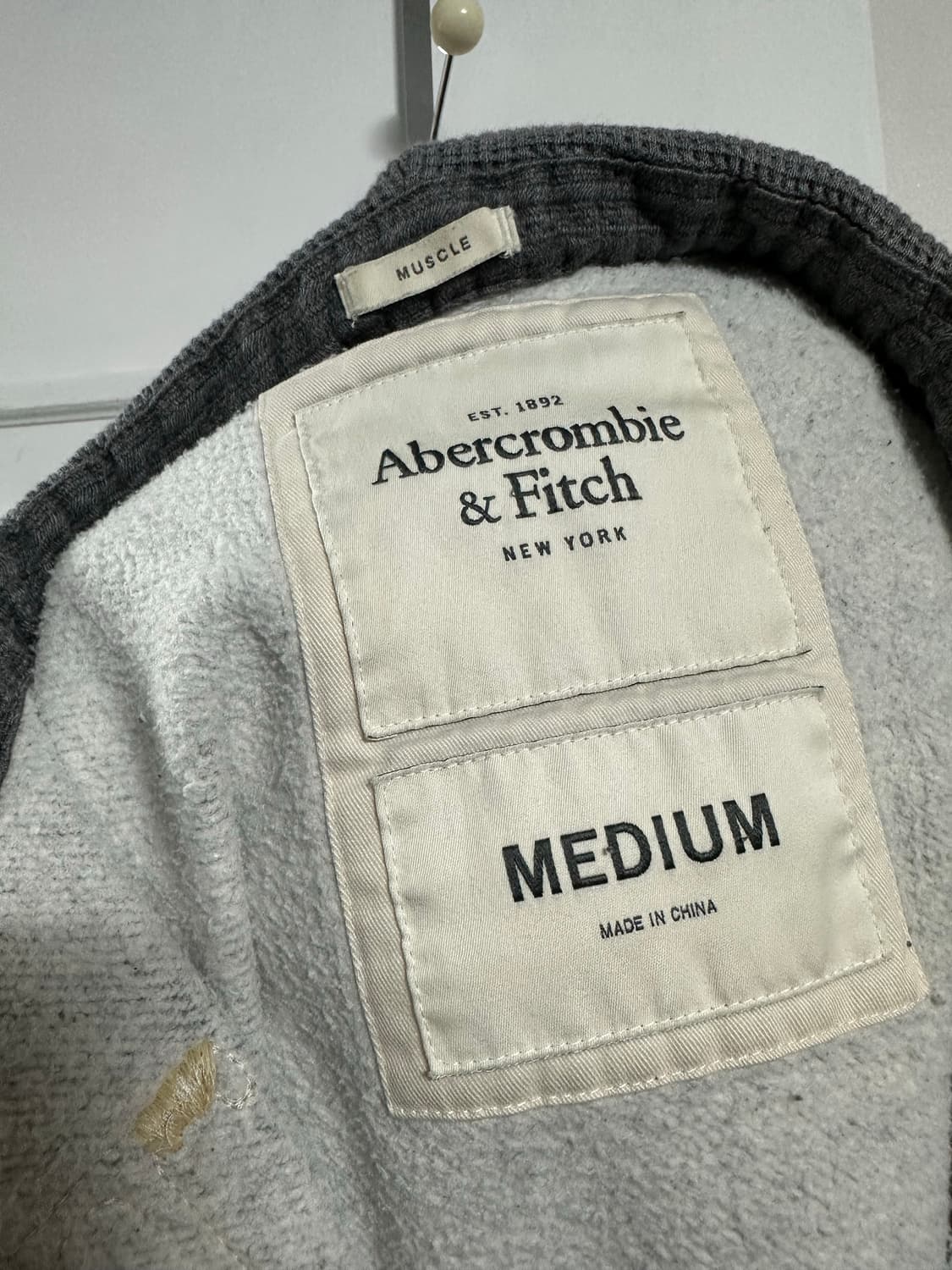 아베크롬비 로고 후드집업 상품이미지3