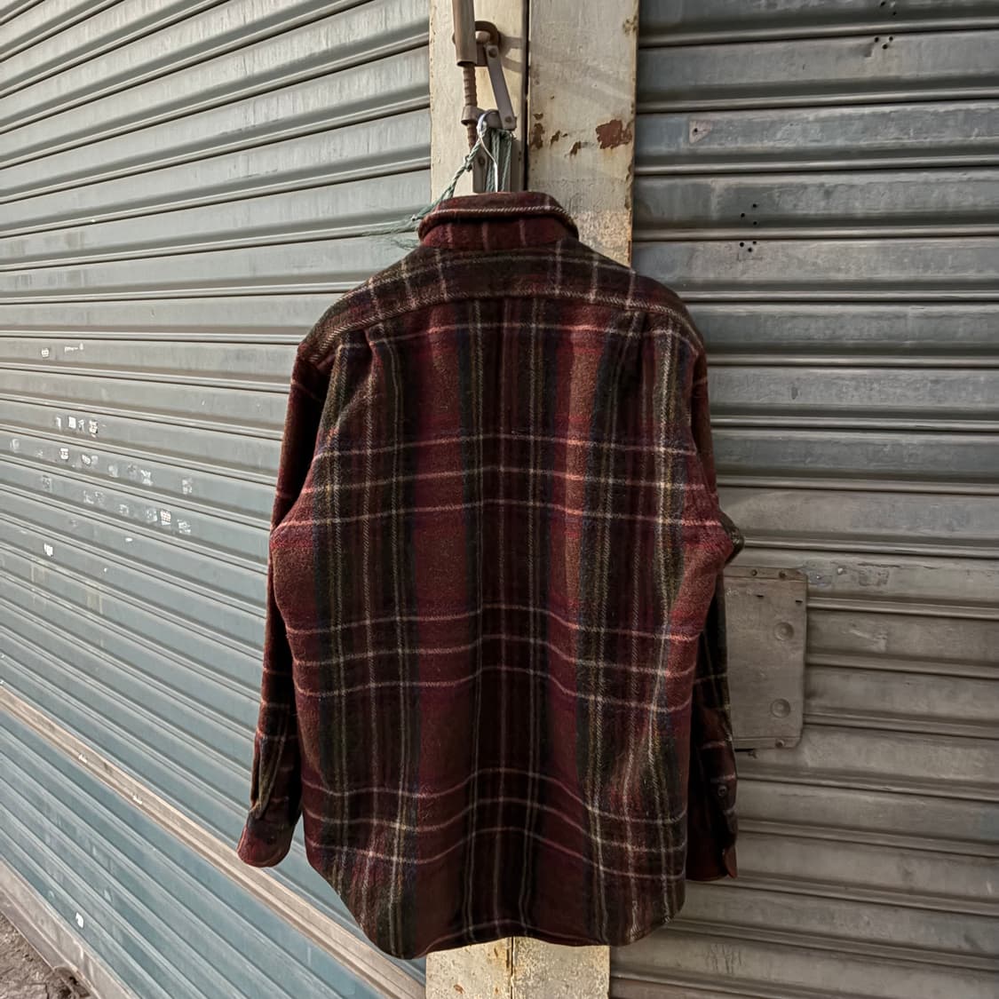 폴로 랄프로렌 빈티지 울 체크 셔츠 자켓 상품이미지6