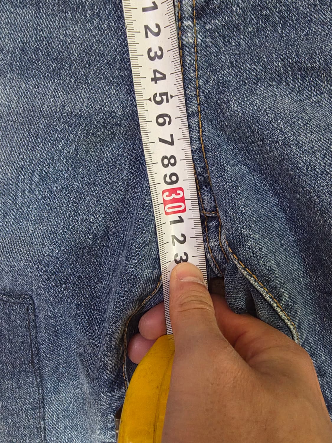 공백 패치 청바지 상품이미지4