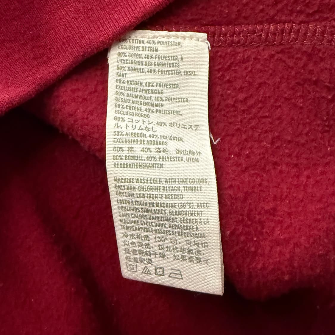 홀리스터 레드 후드집업 상품이미지6