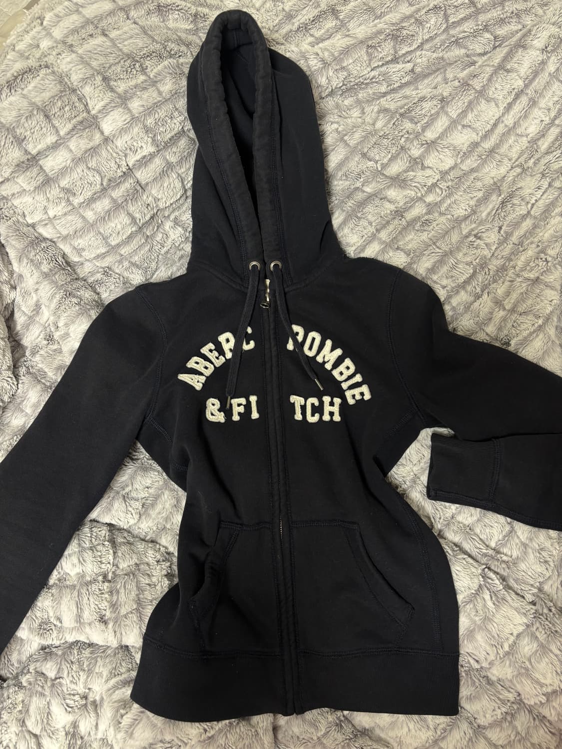 아베크롬비 후드집업 네이비 S 상품이미지1