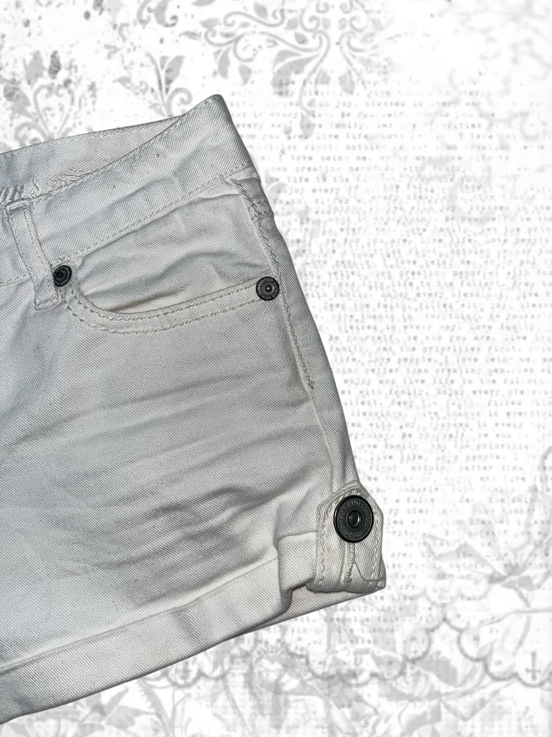white denim shorts 상품이미지3