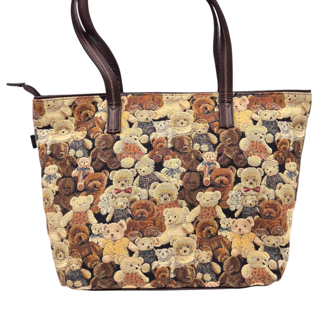 90s 야마토야 테디베어 고블랭 엔틱 쇼퍼백 상품이미지1