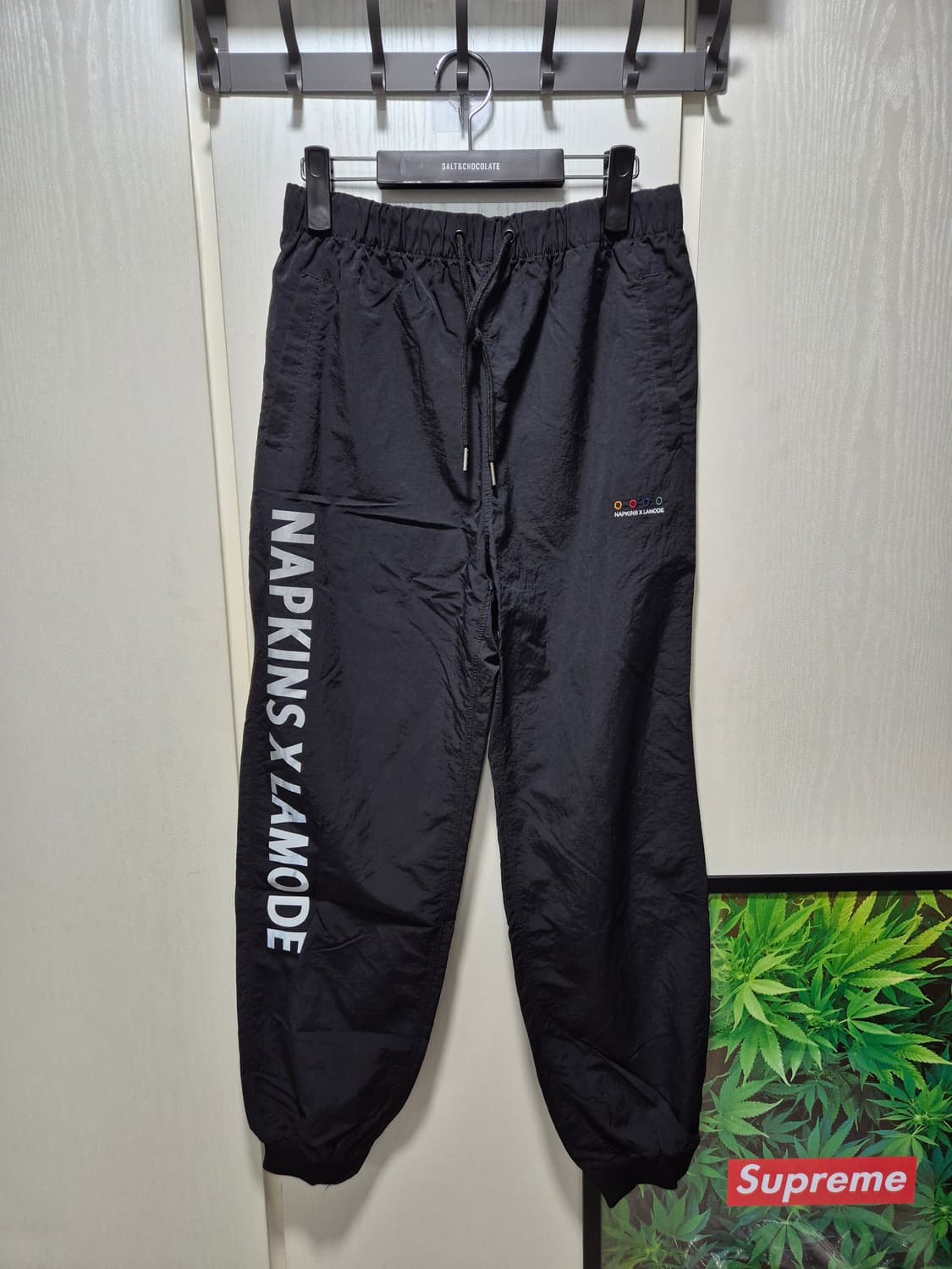 (세일)(새상품)라모드치프 블랙 트레이닝 아노락 세트 상품이미지9