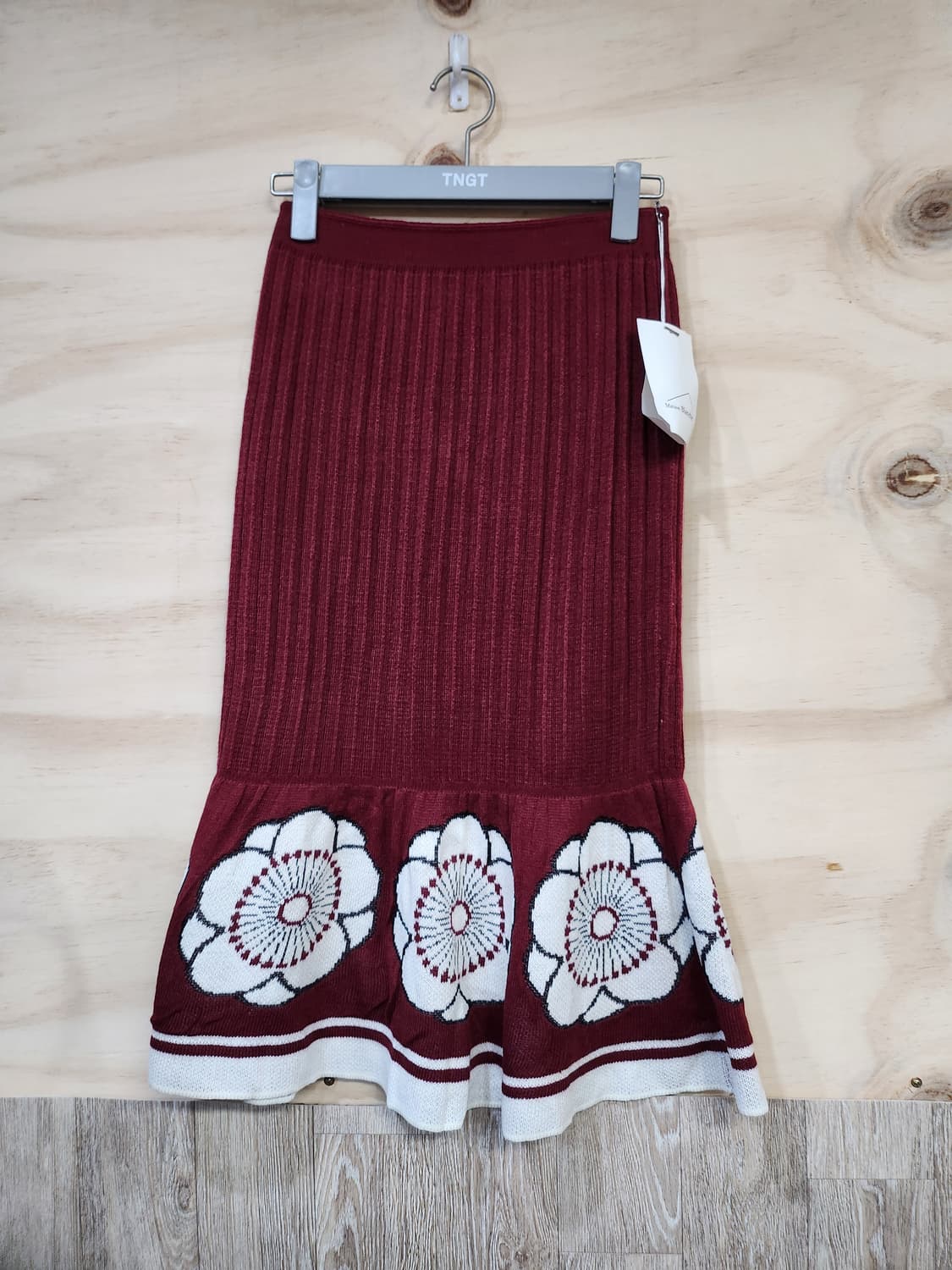 584) 메종블랑쉬 니트 미디 스커트 상품이미지2