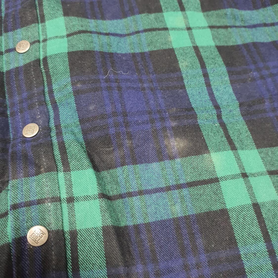 ✨ (바배) 빅빌 U.S.A 패치 오버핏 체크 셔츠 상품이미지4