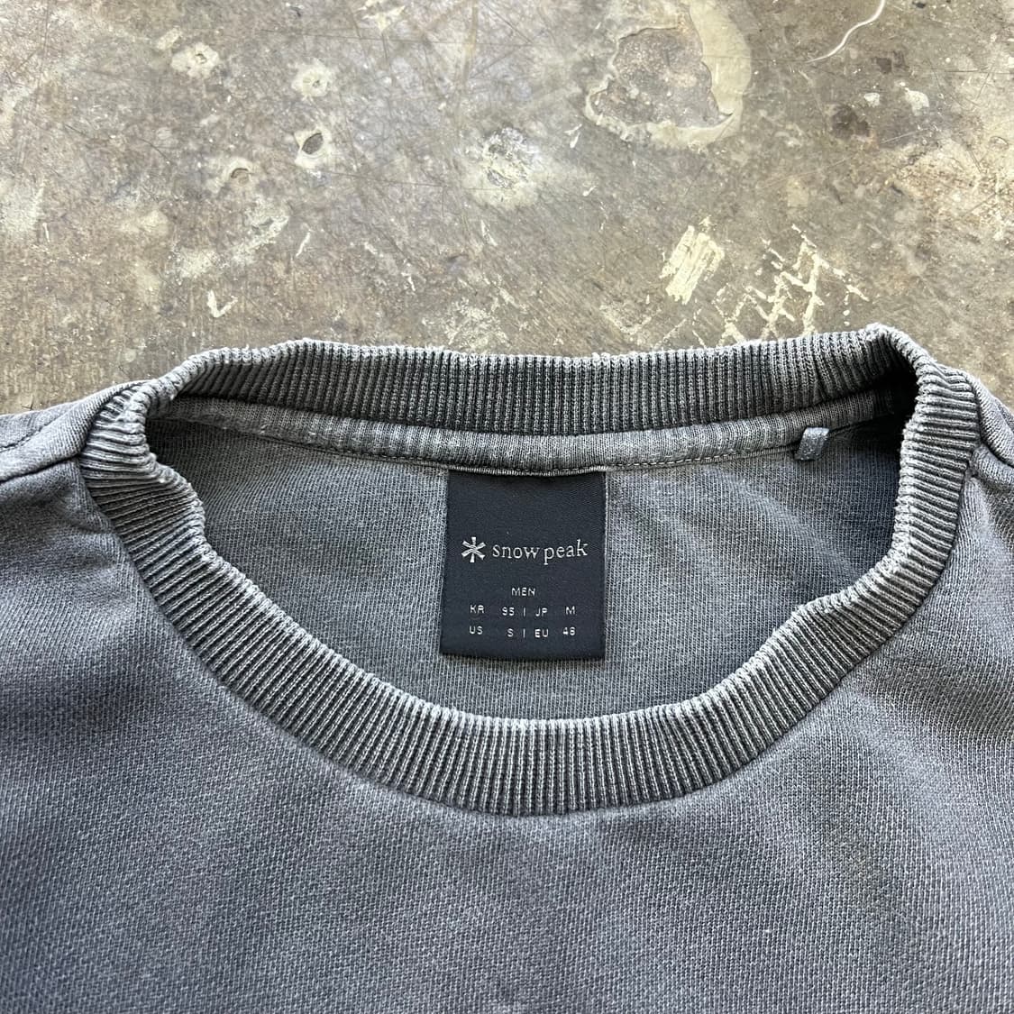 95) 스노우피크 워싱 맨투맨 티셔츠 맨투맨티 스웻셔츠 상품이미지3