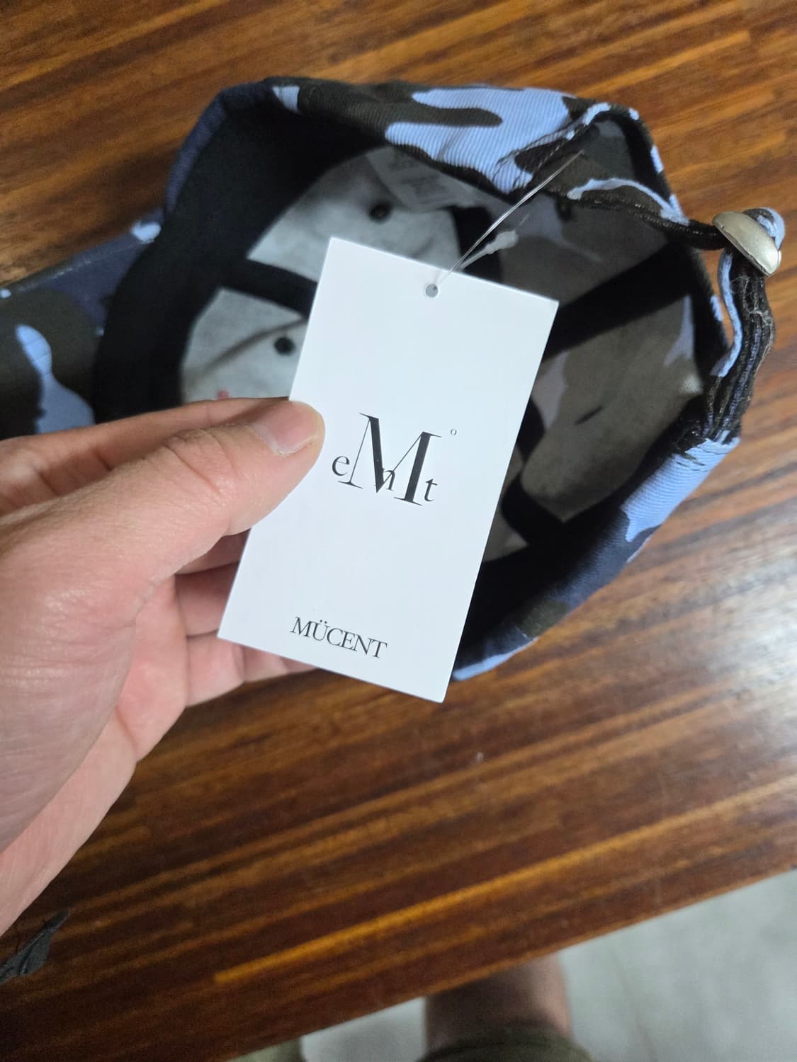 무센트 시그니처 블루카모 모자 프리 상품이미지4