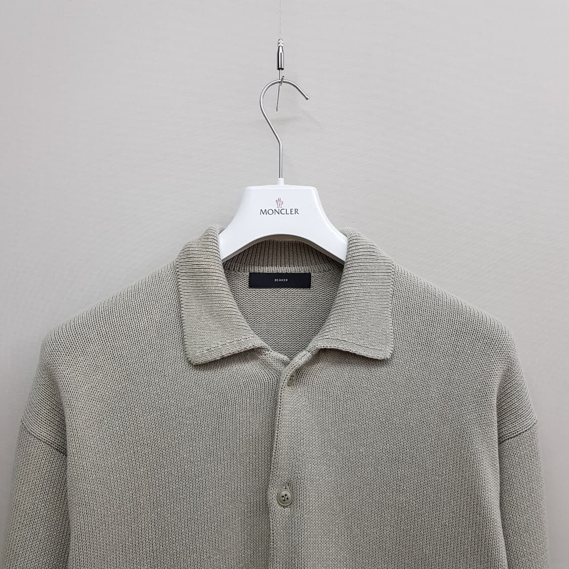 BEAKER 비이커 2021 코튼 니트 카라 가디건 2사이즈 상품이미지2