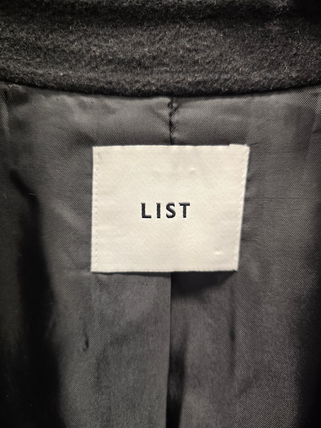 리스트 LIST 핸드메이드 캐시미어 울 롱코트 55~66 상품이미지8