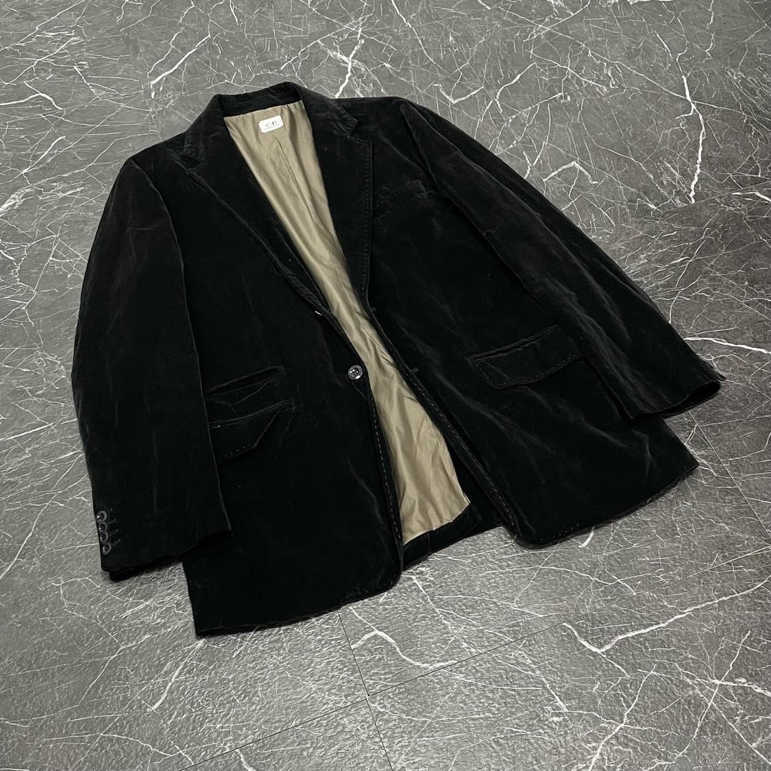 XL C.P COMPANY 벨벳 벨루어 웨스턴 블레이저 상품이미지4