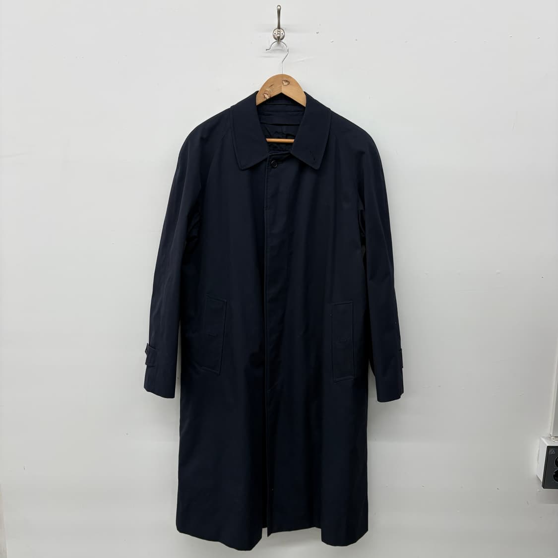 버버리 네이비 롱 트렌치 코트 남/L 상품이미지1