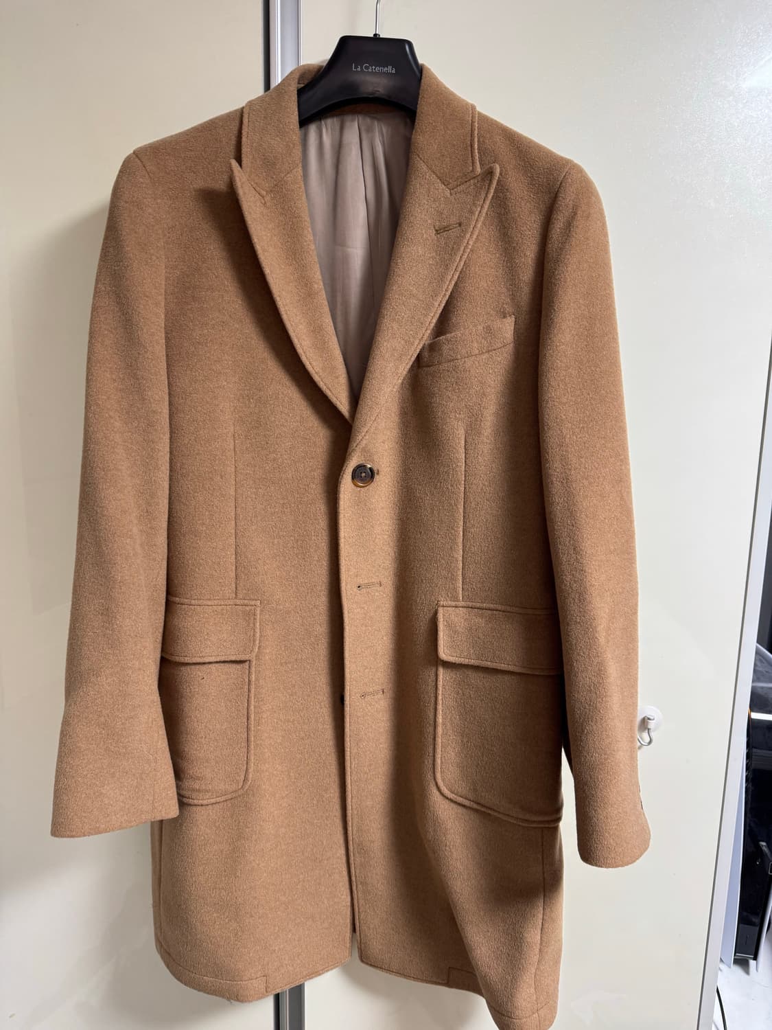 브룩스 브라더스 카멜 헤어 코트 38r 상품이미지1