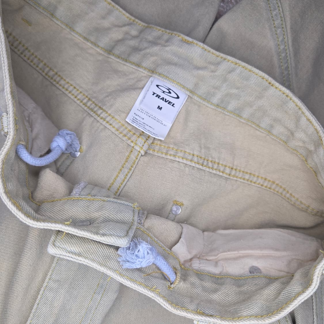 트래블 밀 데님 리벳 벌룬 팬츠 상품이미지6