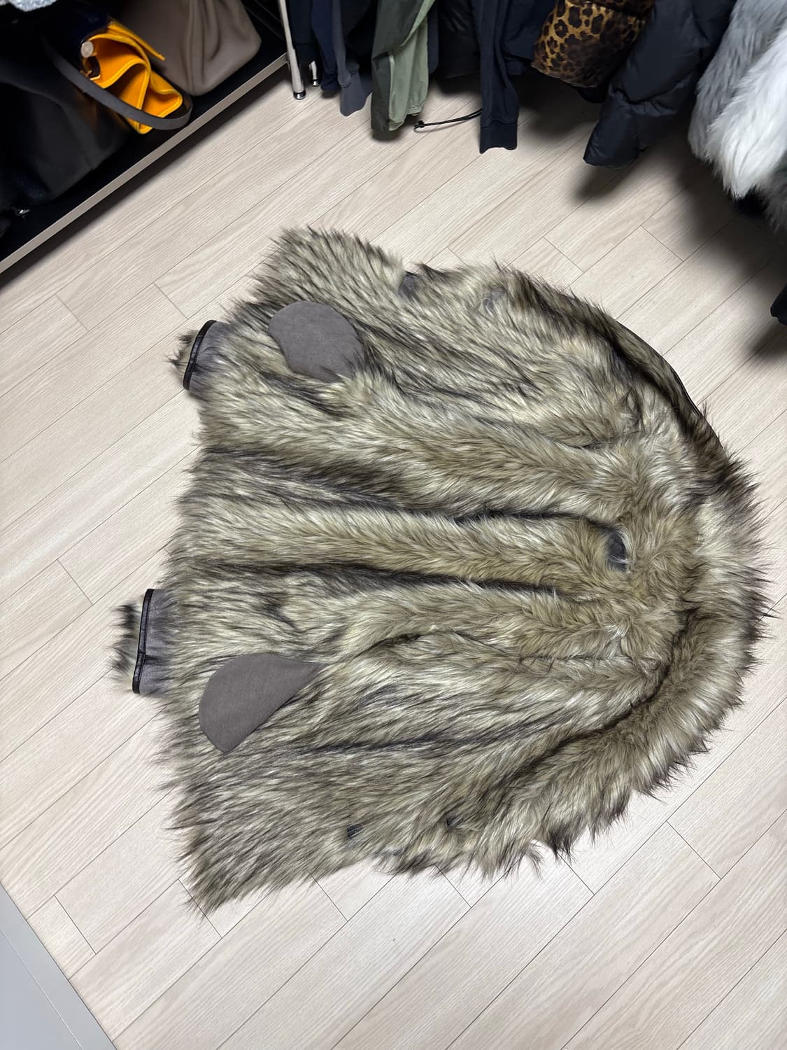 오픈와이와이 open yy 리버서블 퍼자켓 새상품 상품이미지3