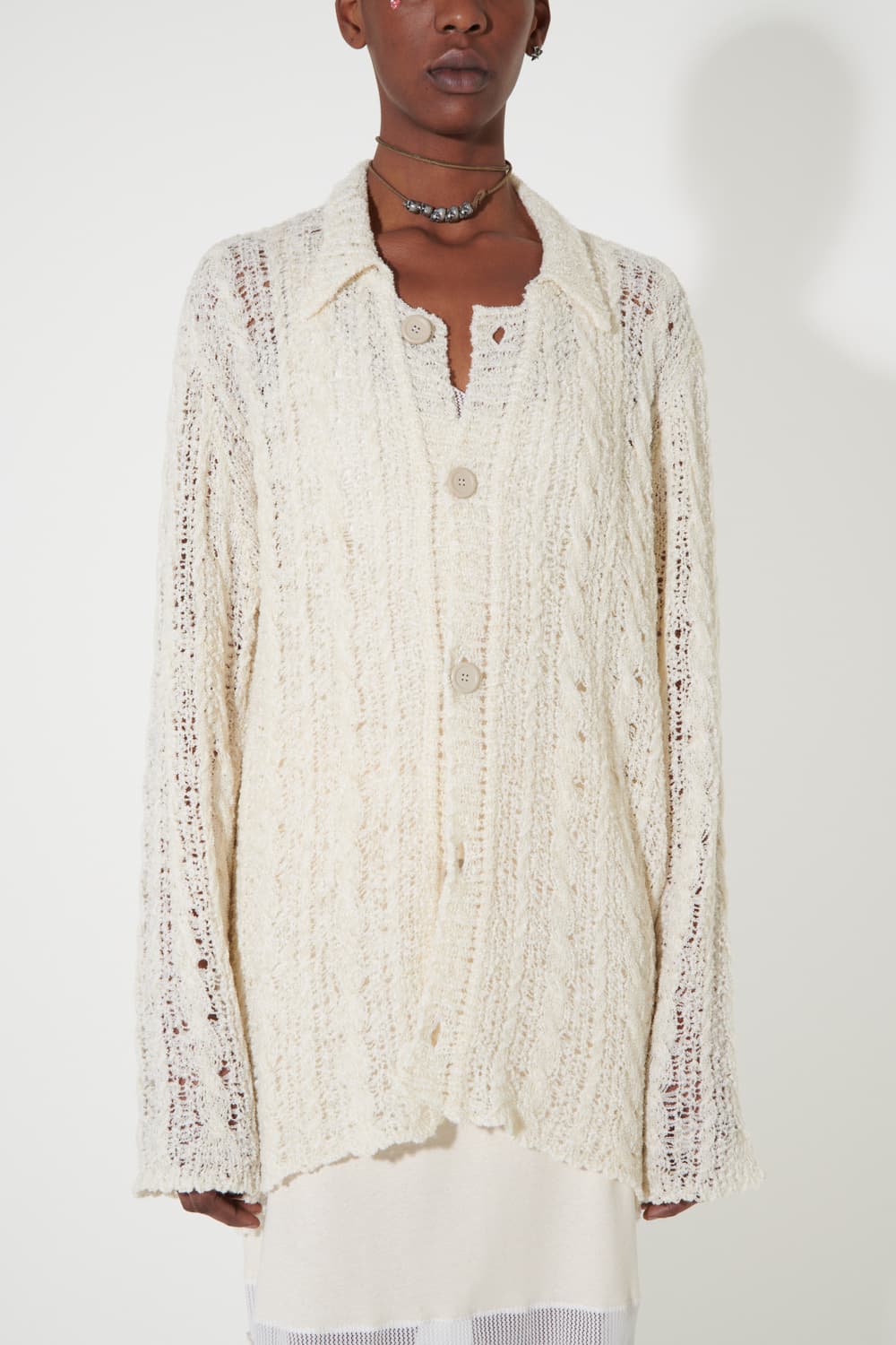 Our Legacy 아이보리 니트 가디건 L 상품이미지2