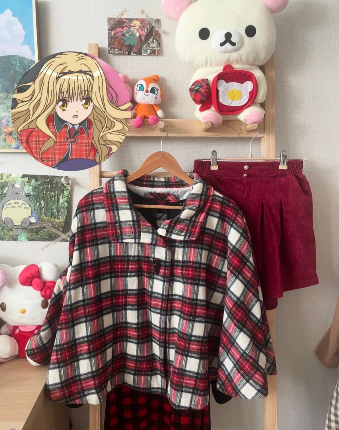 모리걸 빈티지 캐캐체 케이프 set 🖤♥️🎀 상품이미지1