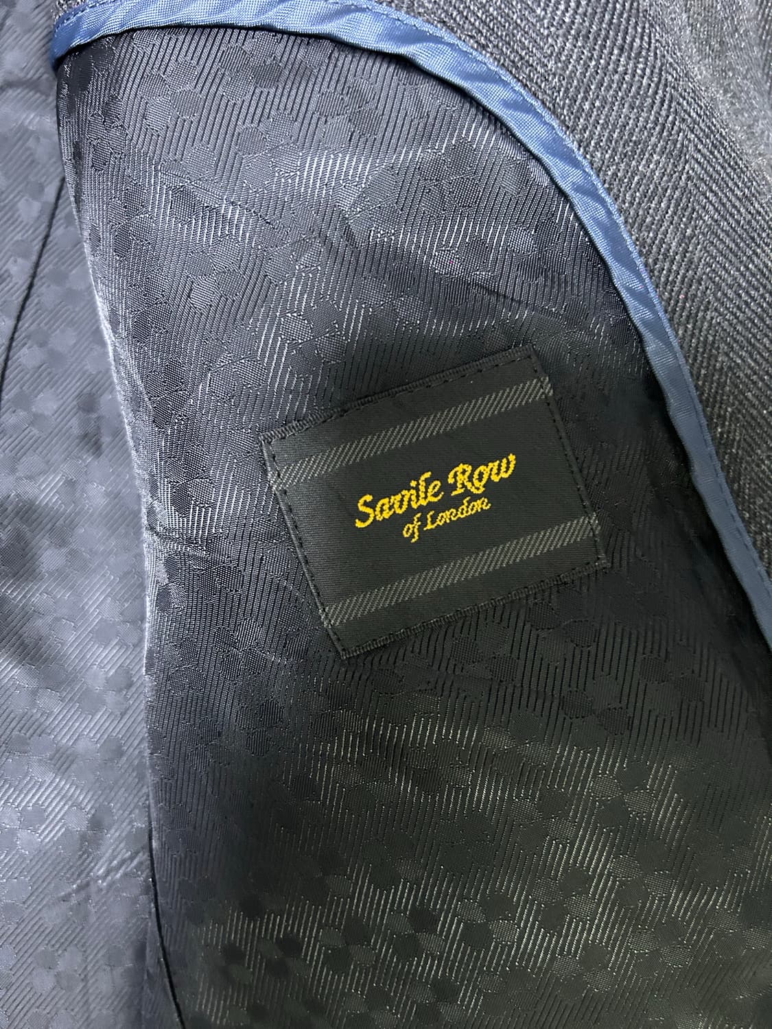 이태리제 콜롬보원단 새빌로우 자켓 사이즈 105 상품이미지6