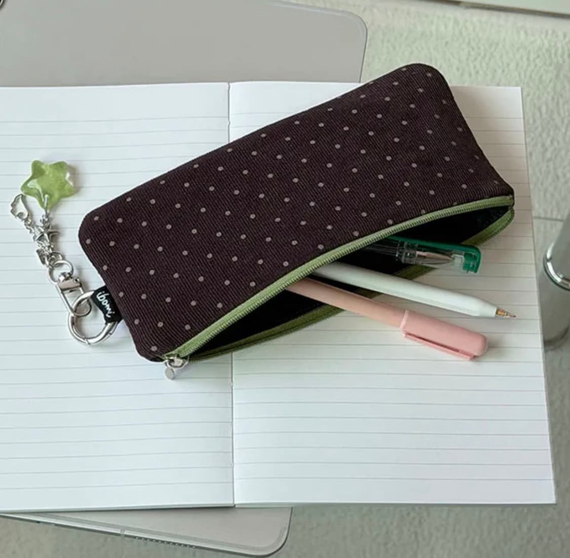 도트 필통 미사용 상품이미지1