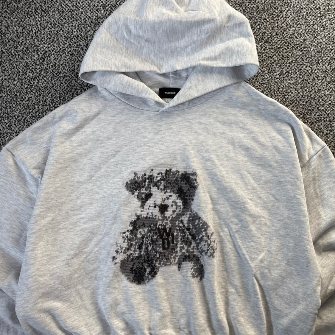 (W) WE11DONE 웰던 테디베어 프린트 후드티 (S) 상품이미지2