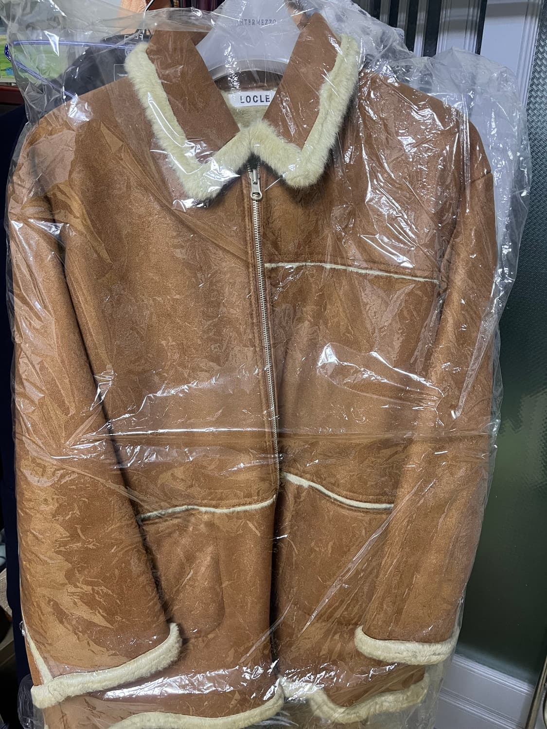 LOCLE 로클 (로우클래식) 브라운 스웨이드 무스탕 자켓 상품이미지7