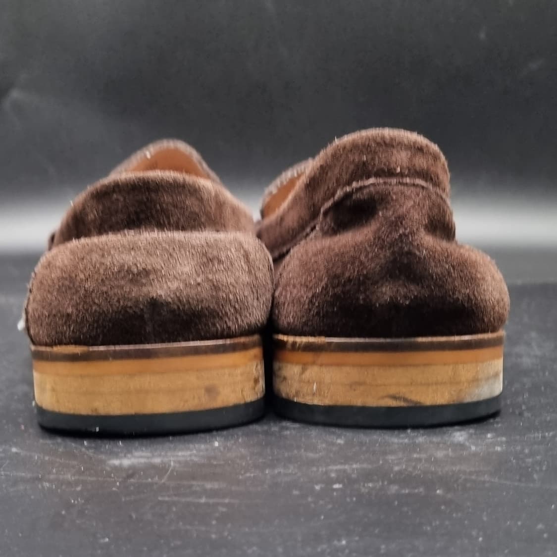 빠니깔레 스웨이드 남성로퍼 실사이즈275 상품이미지4